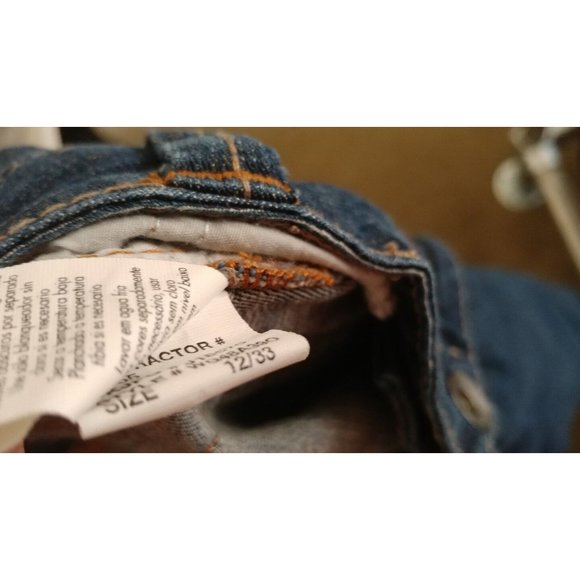 Calvin Klein Blue Jeans Pant Dark Wash Womens Size 12 Straight Leg - Picture 5 of 5